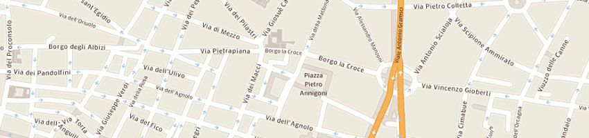 Mappa della impresa consorzio per l'attuazione del piano urbanistico esecutivo di castello in co a FIRENZE
