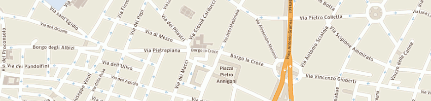 Mappa della impresa la petite maison a FIRENZE
