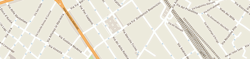 Mappa della impresa protec srl a FIRENZE
