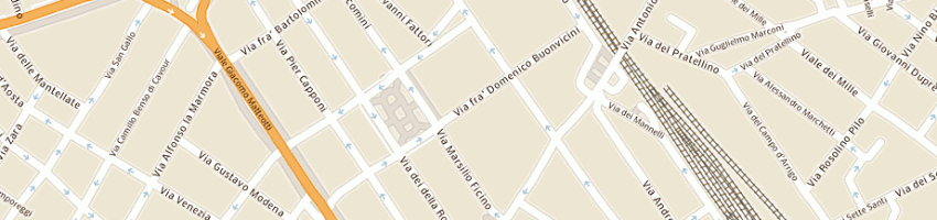 Mappa della impresa eureka sistemi srl a FIRENZE