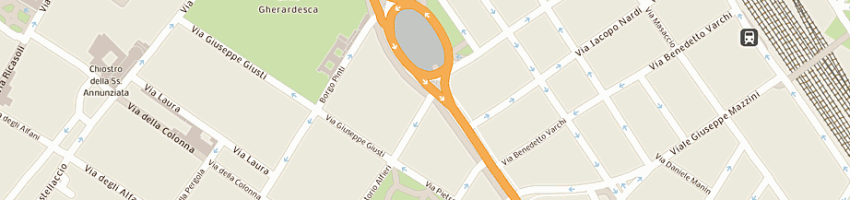 Mappa della impresa vichi laura a FIRENZE