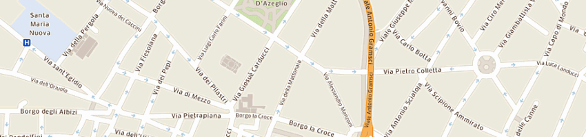 Mappa della impresa casanuova snc a FIRENZE