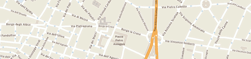 Mappa della impresa ministero di grazia e giustizia - centro di servizio sociale per adulti a FIRENZE