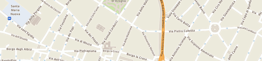 Mappa della impresa pasticceria silvano di semplici silvano e c sas a FIRENZE