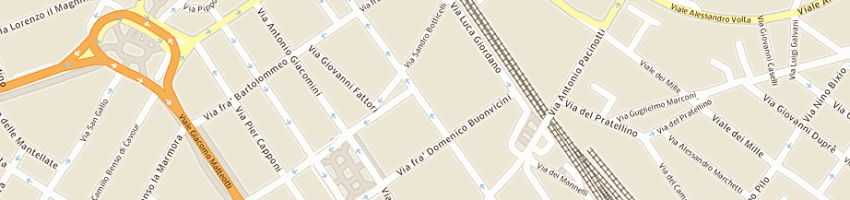 Mappa della impresa hotel masaccio a FIRENZE