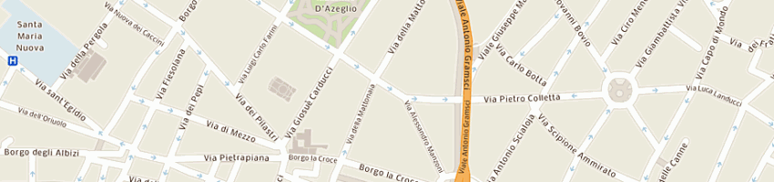 Mappa della impresa mabe snc di altieri benedetta e baldini marco a FIRENZE