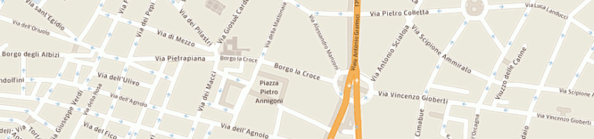 Mappa della impresa antica officina del farmacista dott vranjes e c snc a FIRENZE