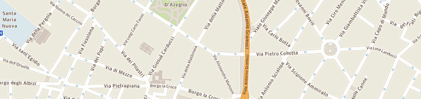 Mappa della impresa moretti r e d a FIRENZE