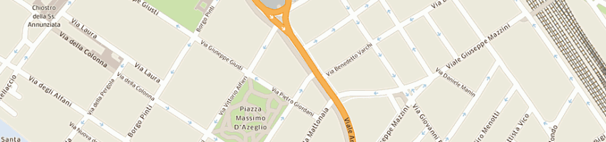 Mappa della impresa ambulatorio veterinario masaccia a FIRENZE