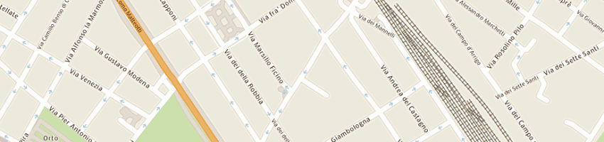 Mappa della impresa rina hair studio di rina mugnaini a FIRENZE