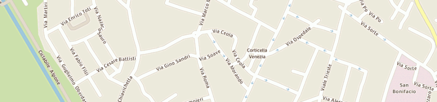 Mappa della impresa  enoteca ambrosia a SAN BONIFACIO