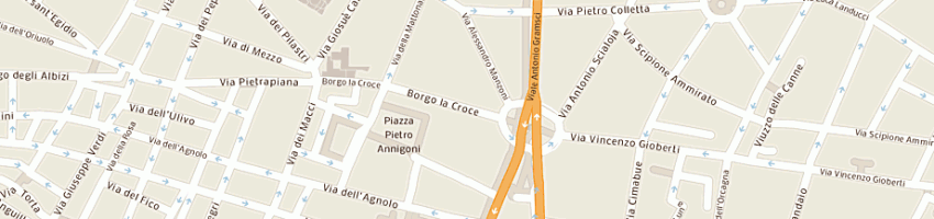 Mappa della impresa la casa nelle rose di moscardini luisella e c sas a FIRENZE
