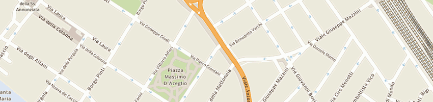Mappa della impresa insurance service di marco cavalieri e c sas a FIRENZE