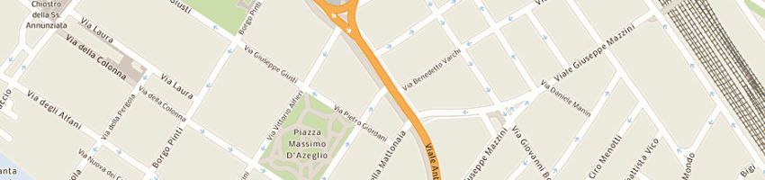 Mappa della impresa dfs italy limited srl a FIRENZE