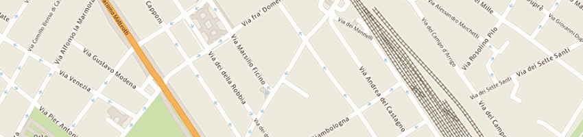 Mappa della impresa albonico piero a FIRENZE