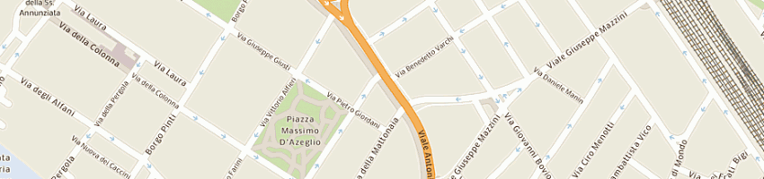 Mappa della impresa insurance service sas a FIRENZE