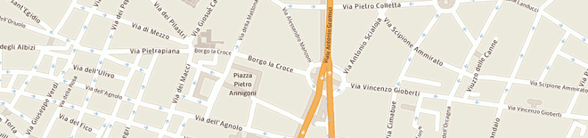 Mappa della impresa creazioni ella di gallori graziella a FIRENZE