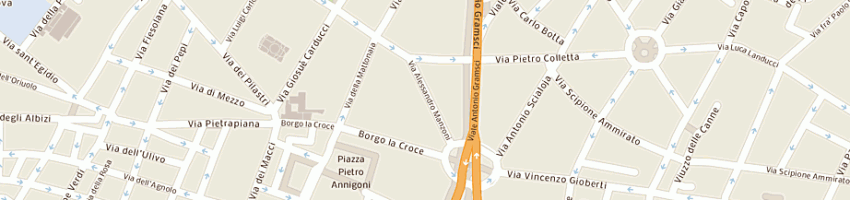 Mappa della impresa studio gierre srl a FIRENZE