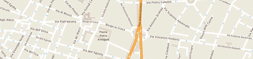 Mappa della impresa fortebraccio (sas) a FIRENZE