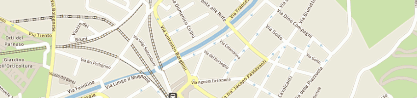 Mappa della impresa pelletterie maffei giovanni a FIRENZE