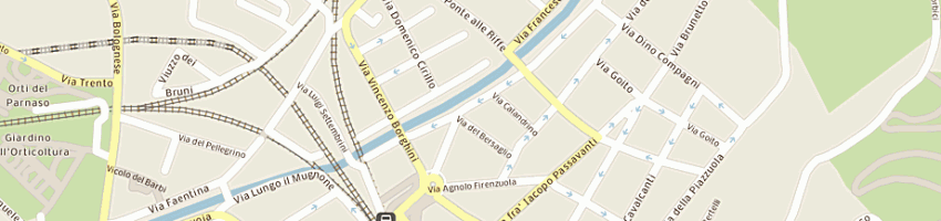 Mappa della impresa i fiori profumerie sas di donati a FIRENZE