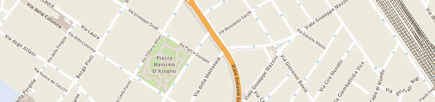 Mappa della impresa gentilotti benito a FIRENZE