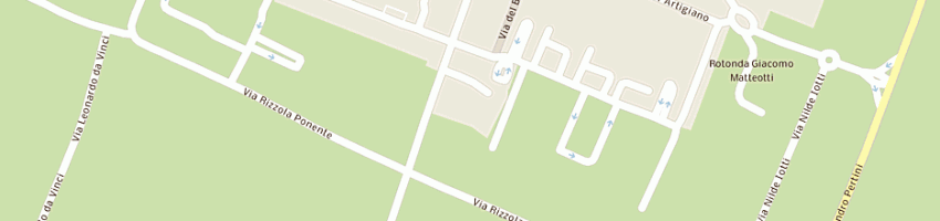 Mappa della impresa desjlu' sas di petrelli luigi e c a CALDERARA DI RENO