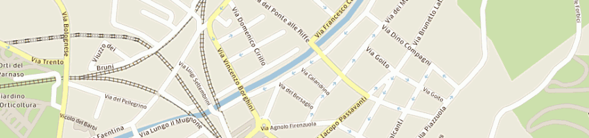 Mappa della impresa ristorante boccaccio srl a FIRENZE