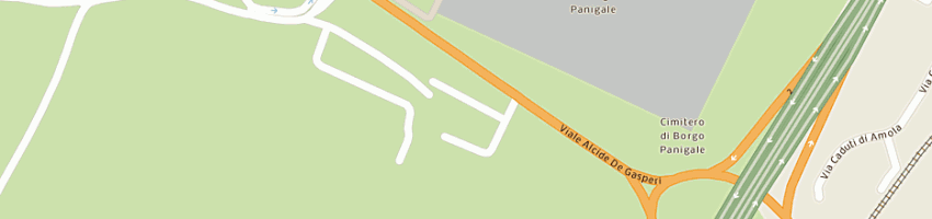 Mappa della impresa autoscuola grandi di morini a BOLOGNA