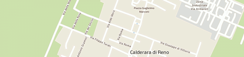 Mappa della impresa akkakappa a CALDERARA DI RENO