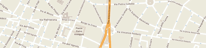 Mappa della impresa autoaccessori vito snc a FIRENZE