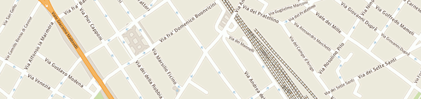 Mappa della impresa servizi internazionali chavian sas a FIRENZE