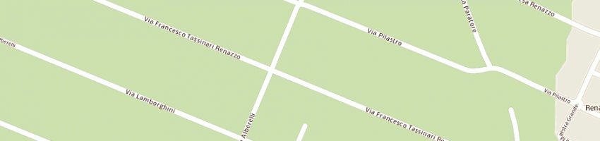 Mappa della impresa tfs di tassinari fulvio e c sas a CENTO