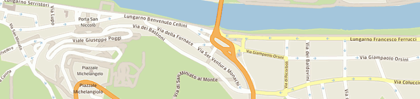 Mappa della impresa alle rampe di pantaleoni cristina e c snc a FIRENZE