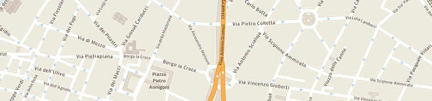 Mappa della impresa segheria fiorentina (snc) a FIRENZE