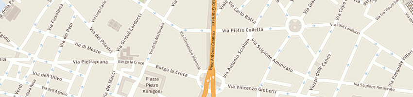 Mappa della impresa corsi gianfranco a FIRENZE