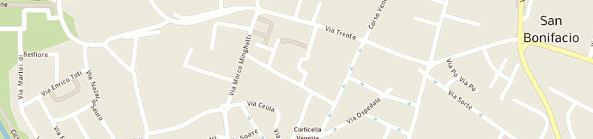 Mappa della impresa zachi srl a SAN BONIFACIO