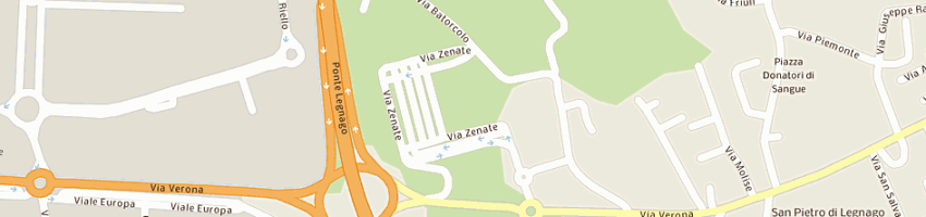 Mappa della impresa supermercati tosano a LEGNAGO