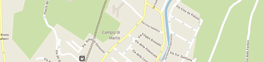 Mappa della impresa la frasca di maria grazia larice e c sas a FIRENZE
