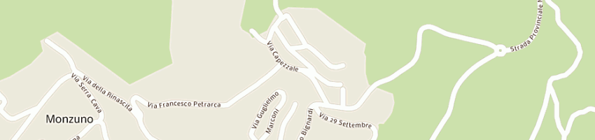 Mappa della impresa fiorentini irma a MONZUNO