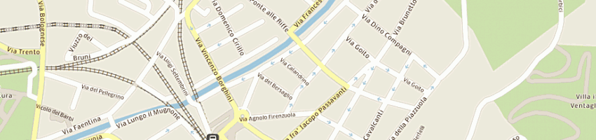 Mappa della impresa bacherini violetta a FIRENZE