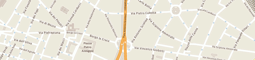 Mappa della impresa centro ufficio beccaria di silvia pucci e fabio campi snc a FIRENZE