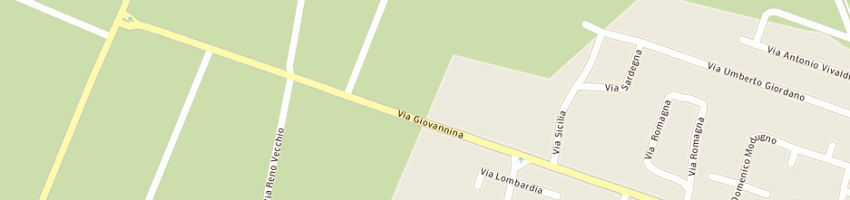 Mappa della impresa benatti mauro a CENTO