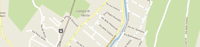 Mappa della impresa orselli massimo a FIRENZE