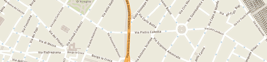 Mappa della impresa zei cinofilia di zei chiara sas a FIRENZE