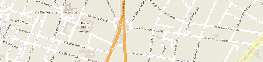 Mappa della impresa gerometta daniela a FIRENZE