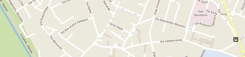 Mappa della impresa pozzati mary a SAN BONIFACIO