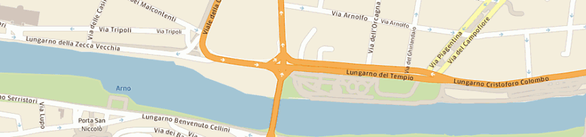 Mappa della impresa pierobon snc di collini vivetta pierobon bruno a FIRENZE