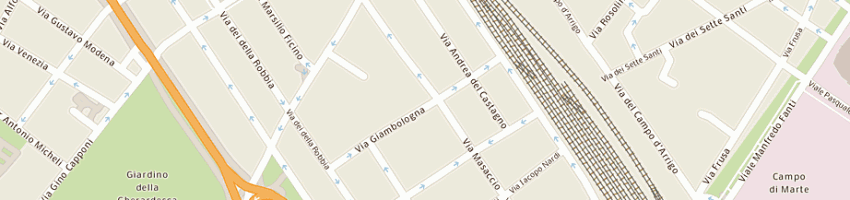 Mappa della impresa basegni alessandro a FIRENZE