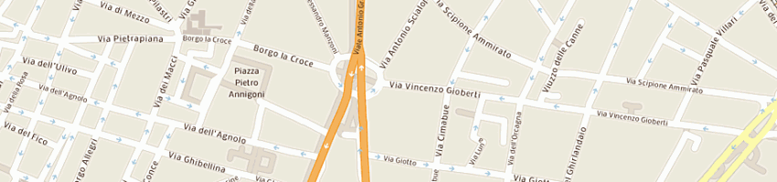 Mappa della impresa banca cr firenze filiale n 5 a FIRENZE
